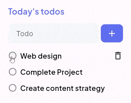 Integrated Todos Gif